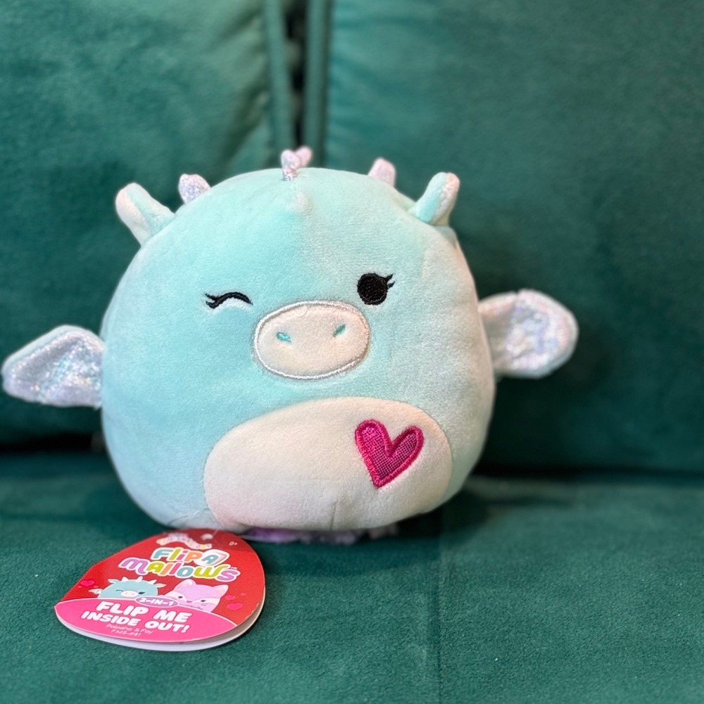 Squishmallows Flip A Mallows Squishmallow 5"‎ PalashaDragon FayFox Flip a Mallow